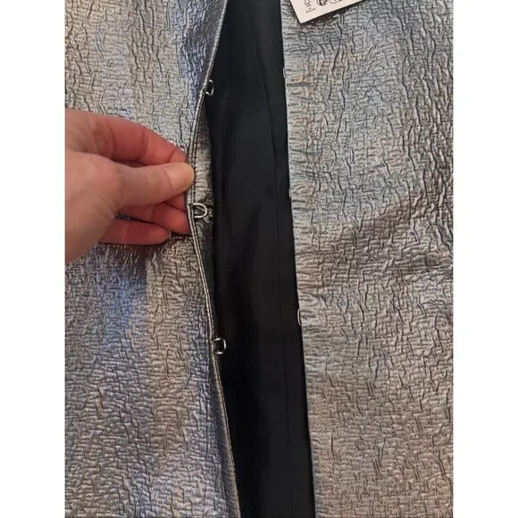 NWT Zara silver coated jacket, Med $80 A40 - Picture 4 of 8